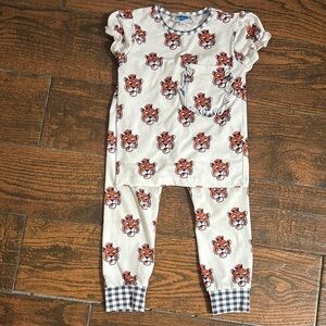 Auburn Aubie Pajama Set